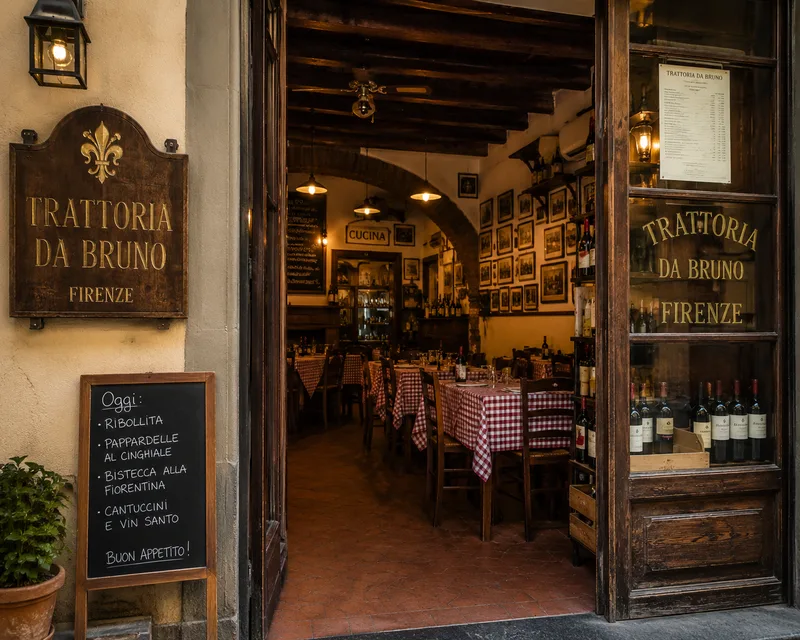 Trattoria da Bruno — sala accogliente
